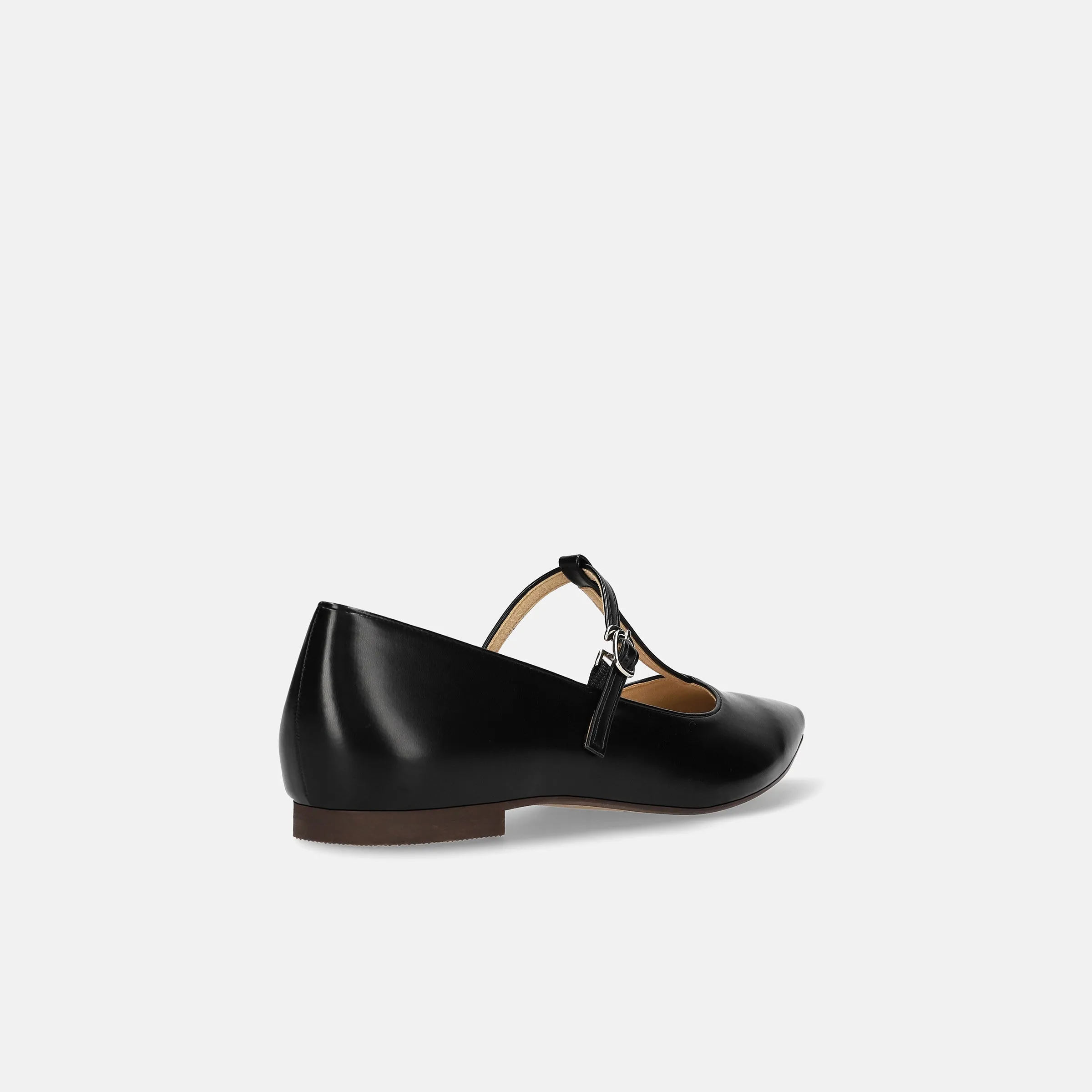 20%OFF: 2024SS: T-Strap Flat Shoes (4796) Black