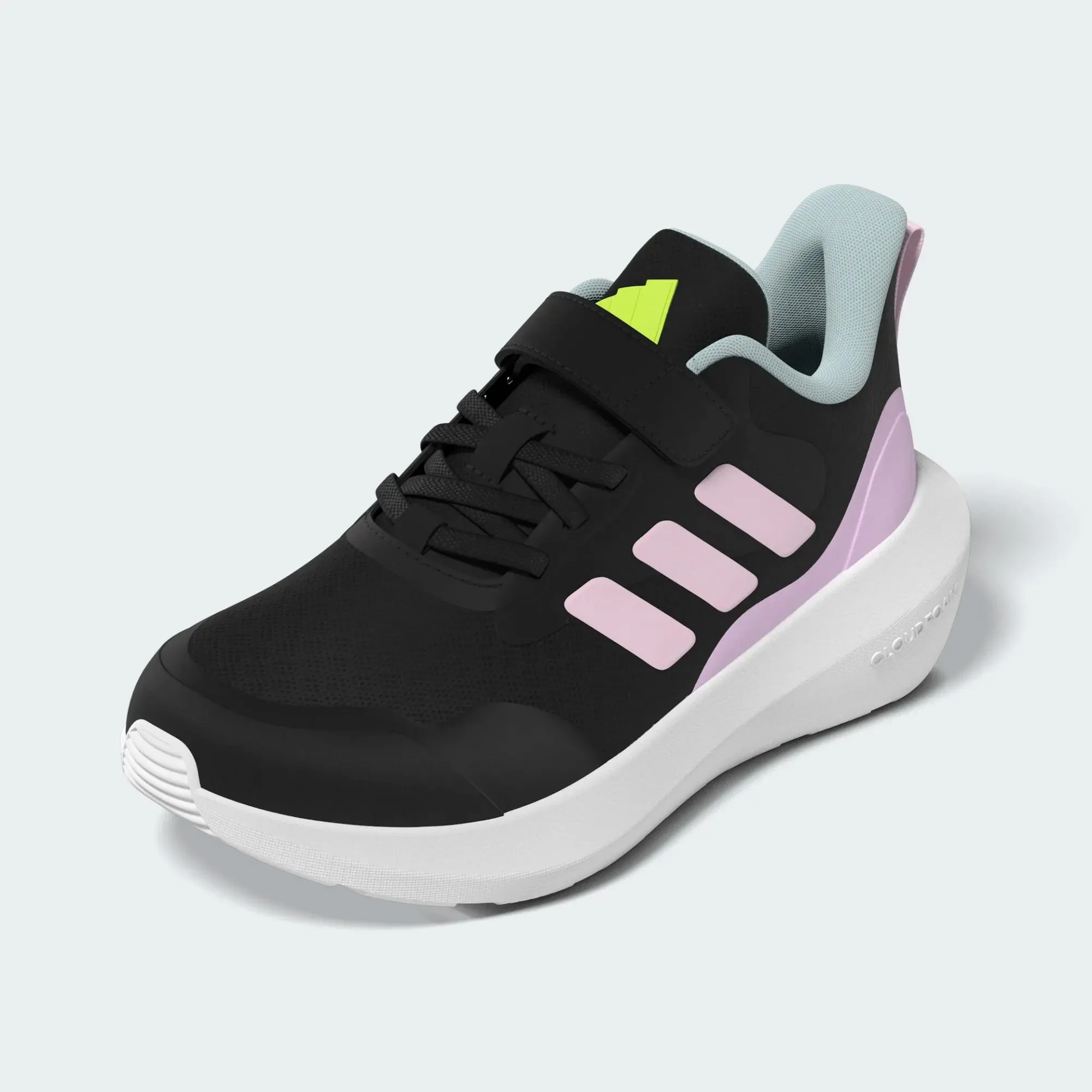 ADIDAS Fortarun Kids’ Shoes - Black/Lilac