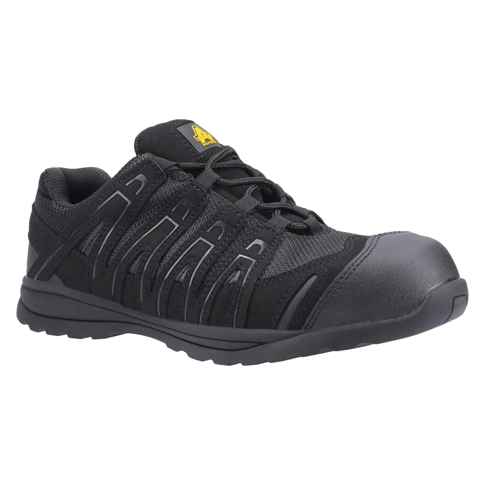 Amblers Safety FS40C Mesh/Microfibre Black Safety Trainers