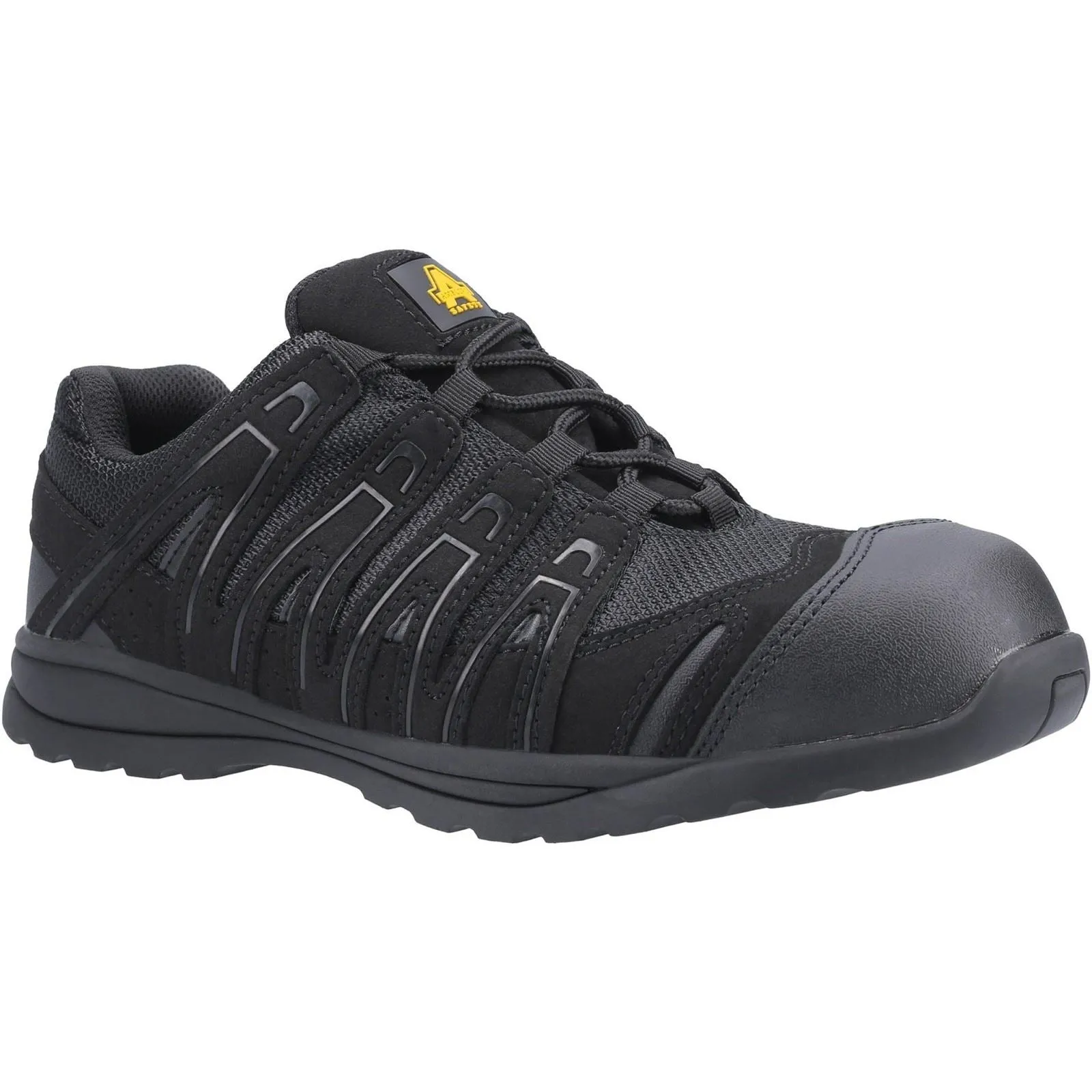 Amblers Safety FS40C Mesh/Microfibre Black Safety Trainers