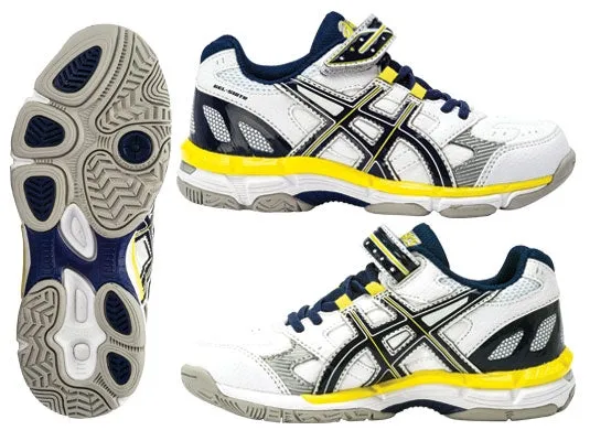 ASICS 510TR JUNIOR CROSS TRAINER WHT/YEL