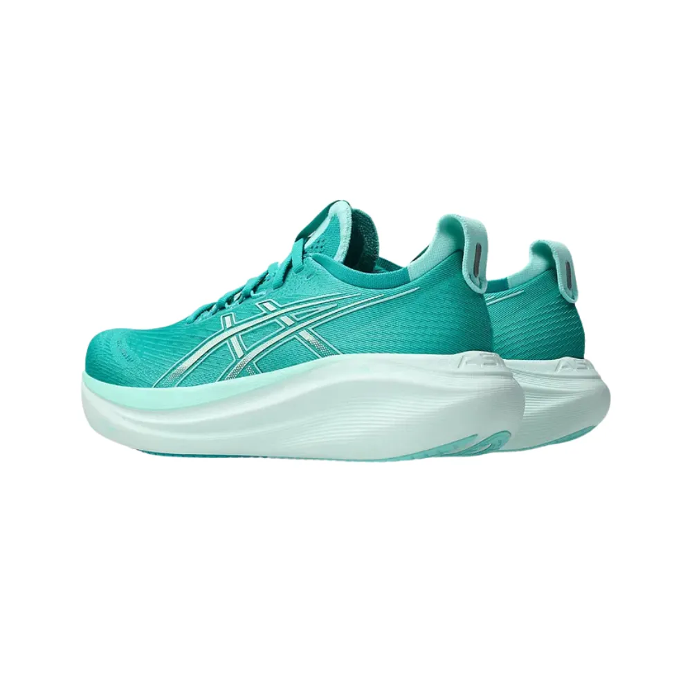 Asics Gel-Nimbus 27 (B Standard) Womens Wave Teal/Illuminate Mint