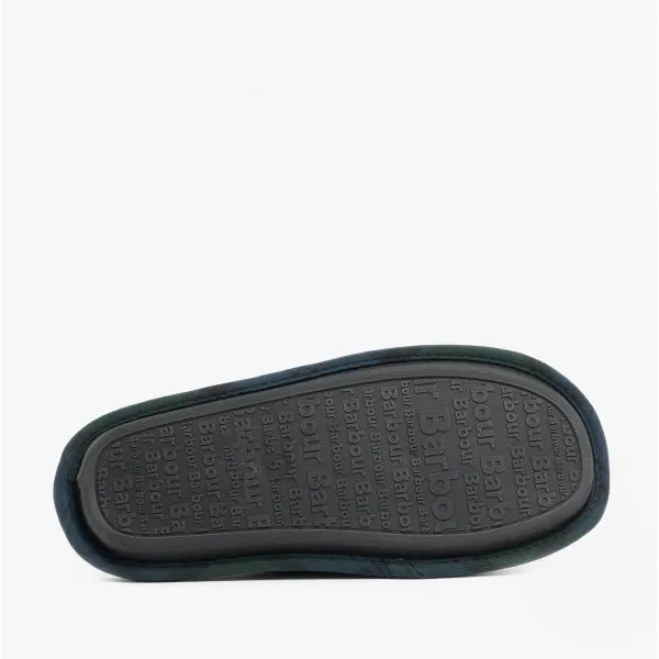Barbour SWINBURNE Mens Wool Mule Slippers Grey
