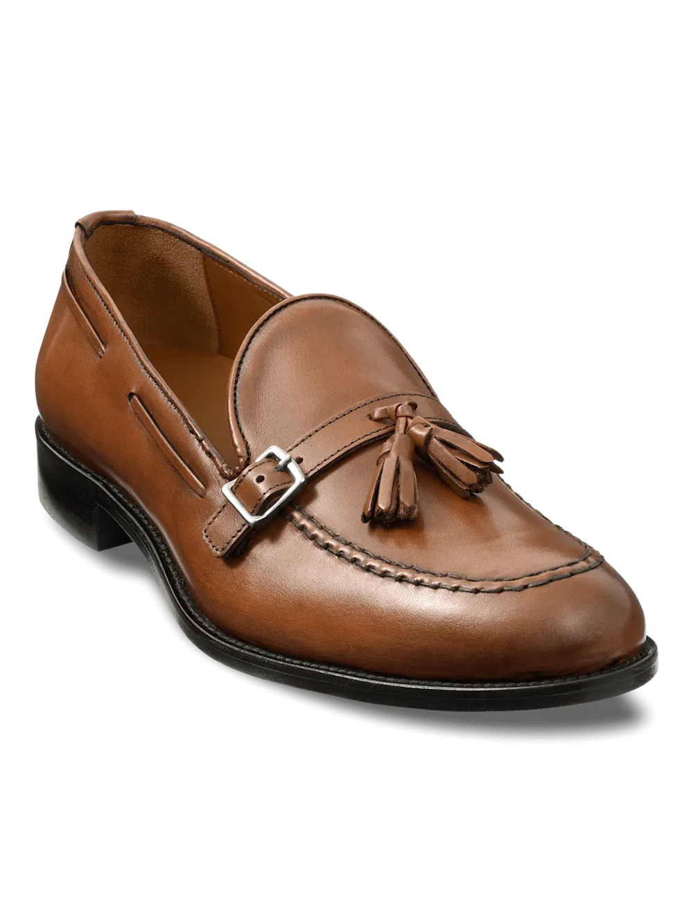Beckham Tassel Loafer - Chestnut