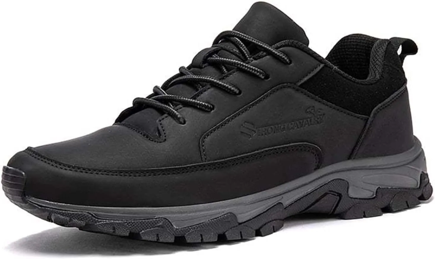 Bestofoot Mens Shoes, Men's Comfortable Genuine Leather Sneakers with Arch Support and Shock Absorption