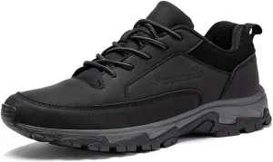Bestofoot Mens Shoes, Men's Comfortable Genuine Leather Sneakers with Arch Support and Shock Absorption