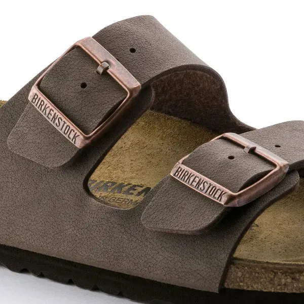 BIRKENSTOCK - ARIZONA LDS FLAT MULE - BROWN SUEDE