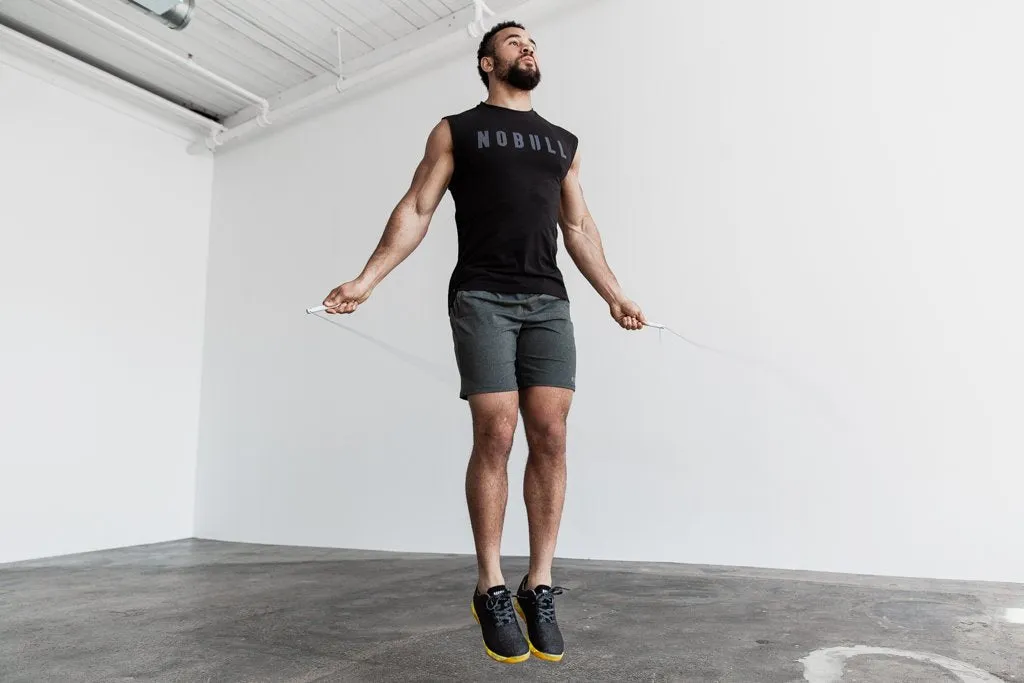 BLACK HEATHER YELLOW TRAINER (MEN'S)