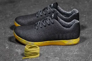 BLACK HEATHER YELLOW TRAINER (MEN'S)