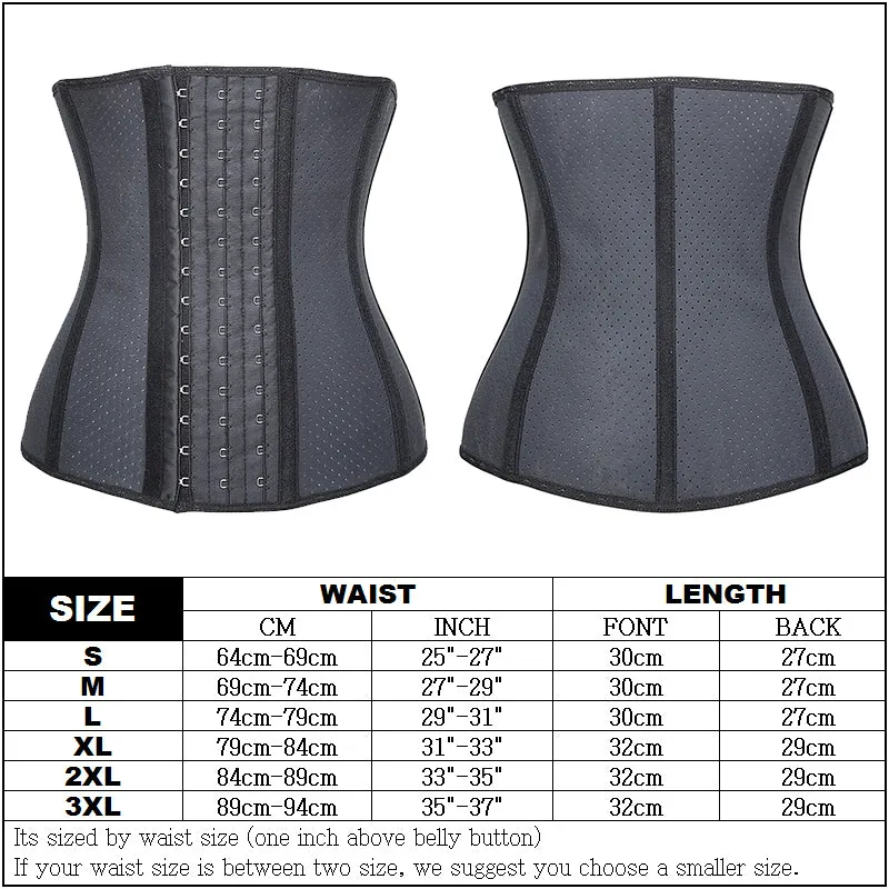 Breathable Steel Boned Waist Trainer