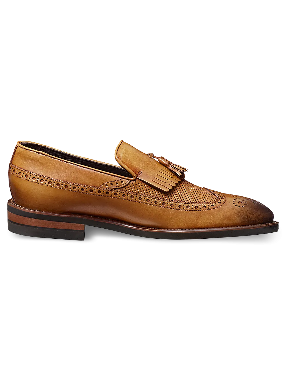 Byron Tassel Loafer - Chestnut