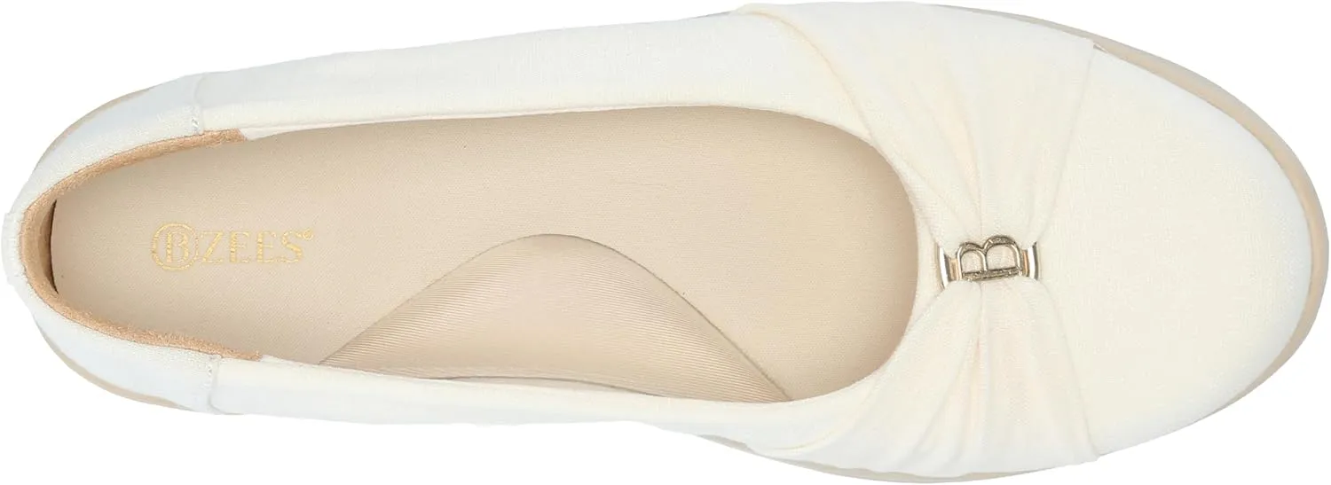 BZees Women's Paige Machine Washable Slip on Loafer