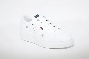 CALLAGHAN - 14920 White Laced Wedge Trainer