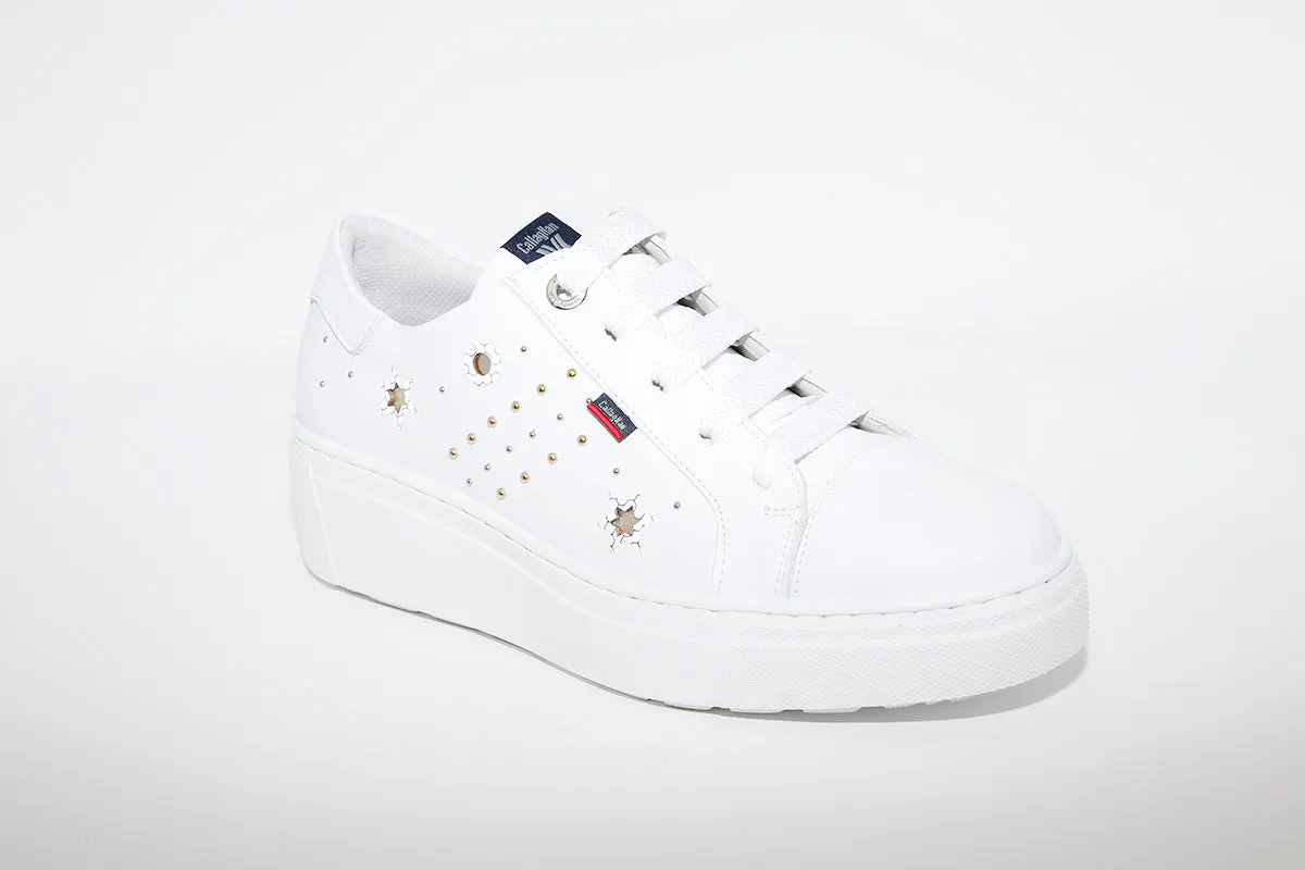CALLAGHAN - 14920 White Laced Wedge Trainer