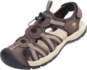 CAMELSPORTS Men's Hiking Sandals Closed Toe Outdoor Beach Sandal Waterproof Sport Fisherman Sandals Water Shoes