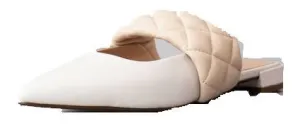 Cecelia Flats Courteous BUTTER York New COBBLER Pointed Toe ALABASTER Sandals Slide Great deal Mules