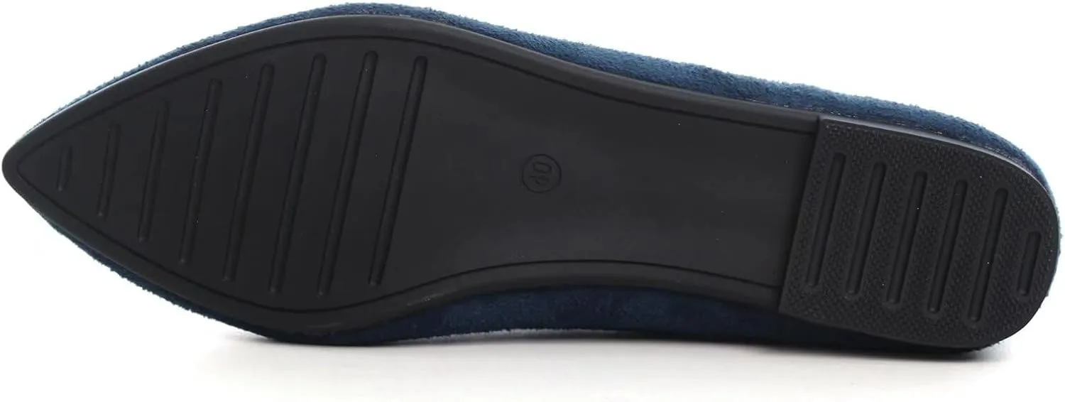 ChaiRong Zhou Women Pointed Toe Ballets Flats Comfort Slip On Walking Shoes for Driving