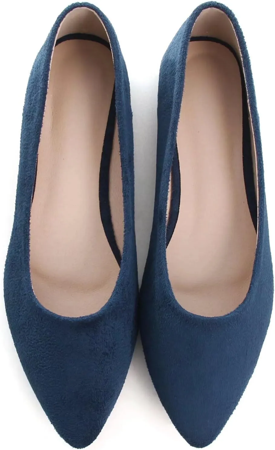 ChaiRong Zhou Women Pointed Toe Ballets Flats Comfort Slip On Walking Shoes for Driving