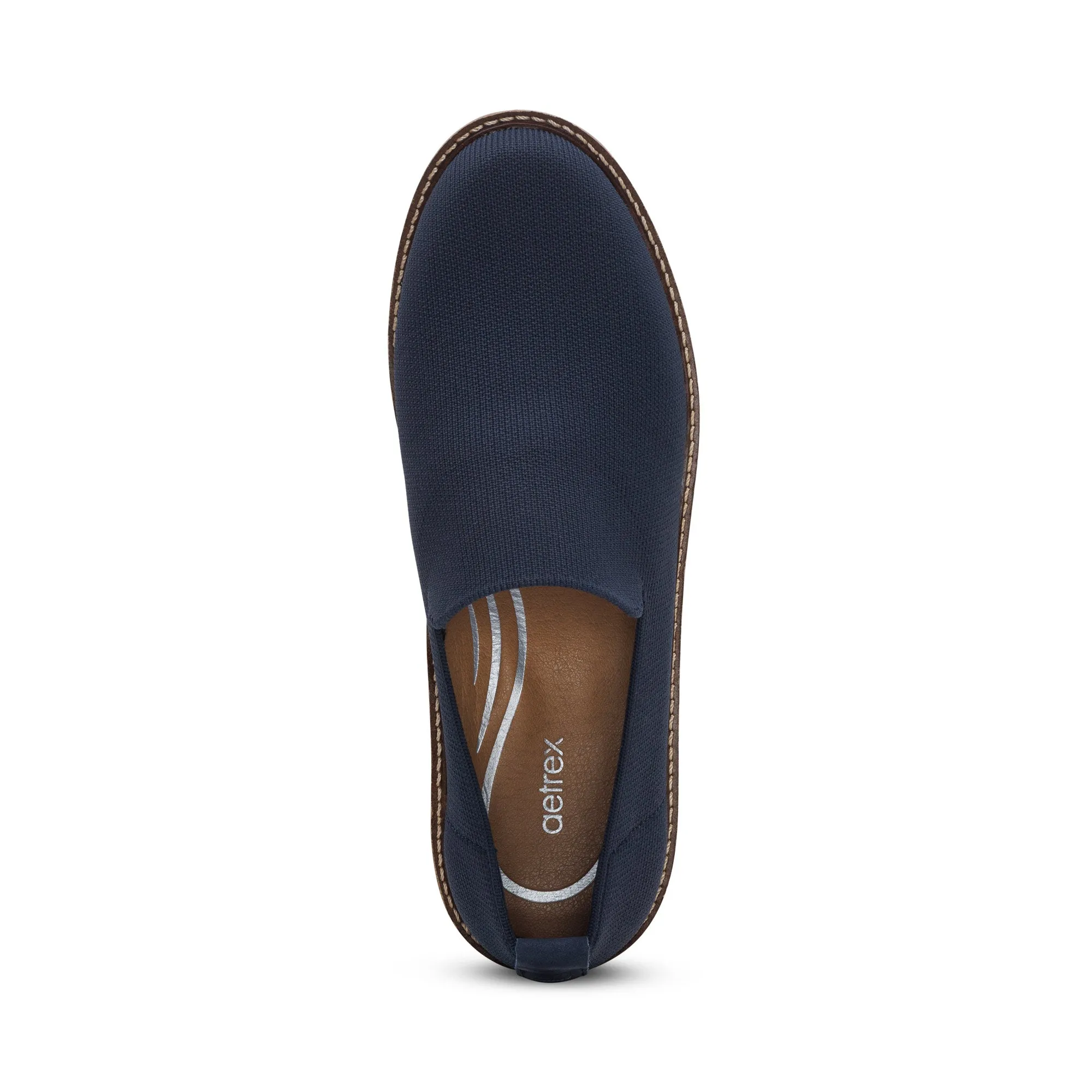 Chloe Women Slip On Loafers Navy