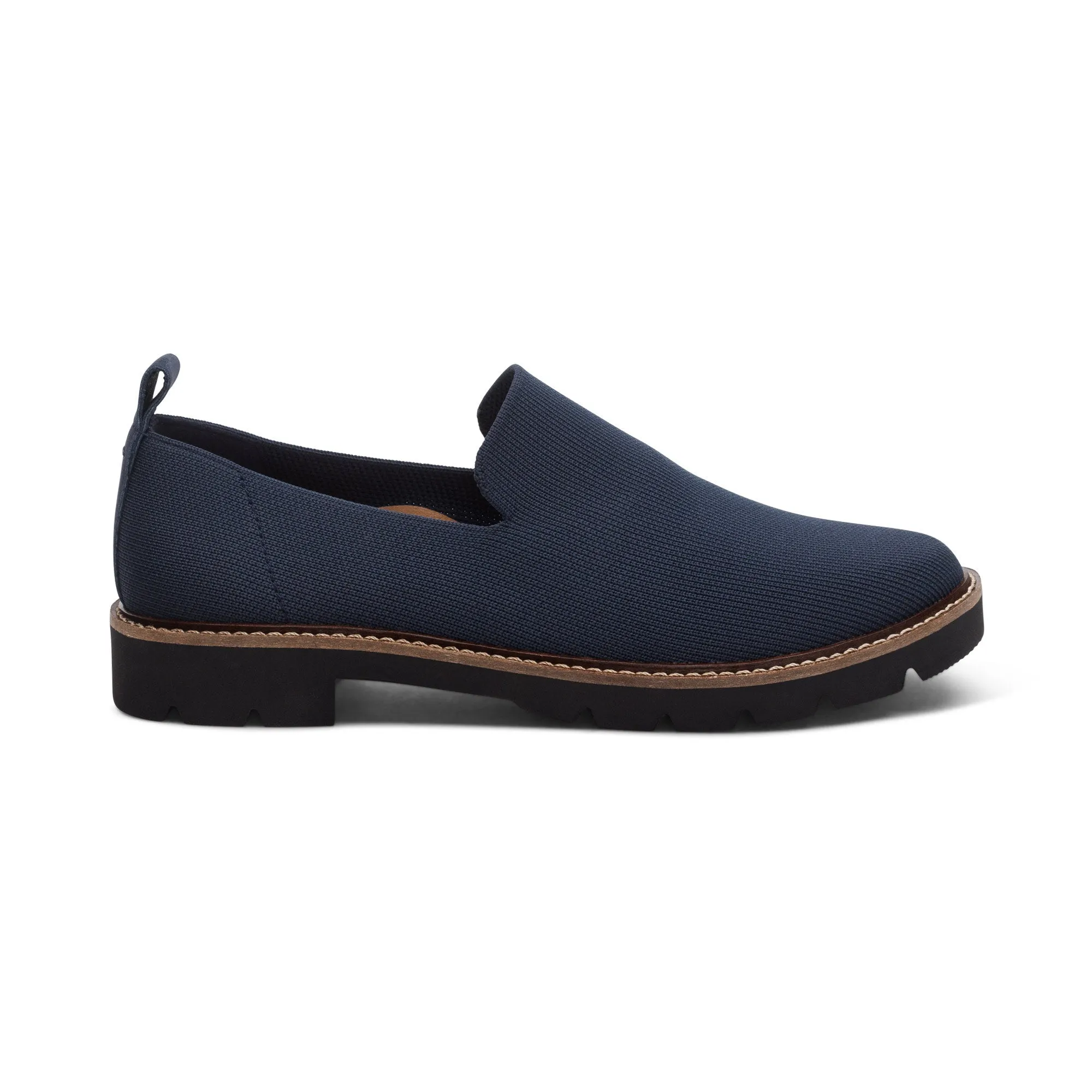 Chloe Women Slip On Loafers Navy
