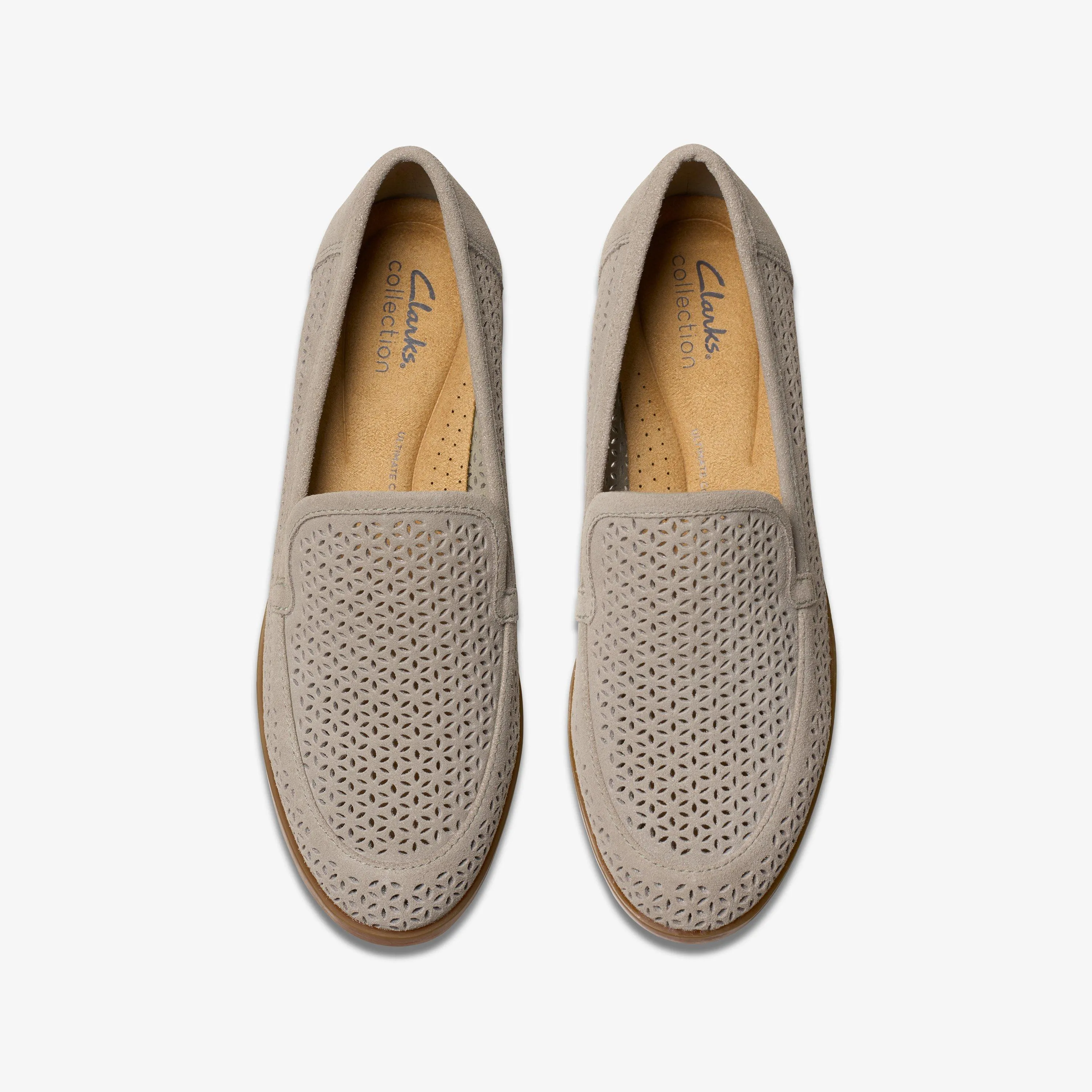Clarks Women Trish Cove Stone Suede 26181775