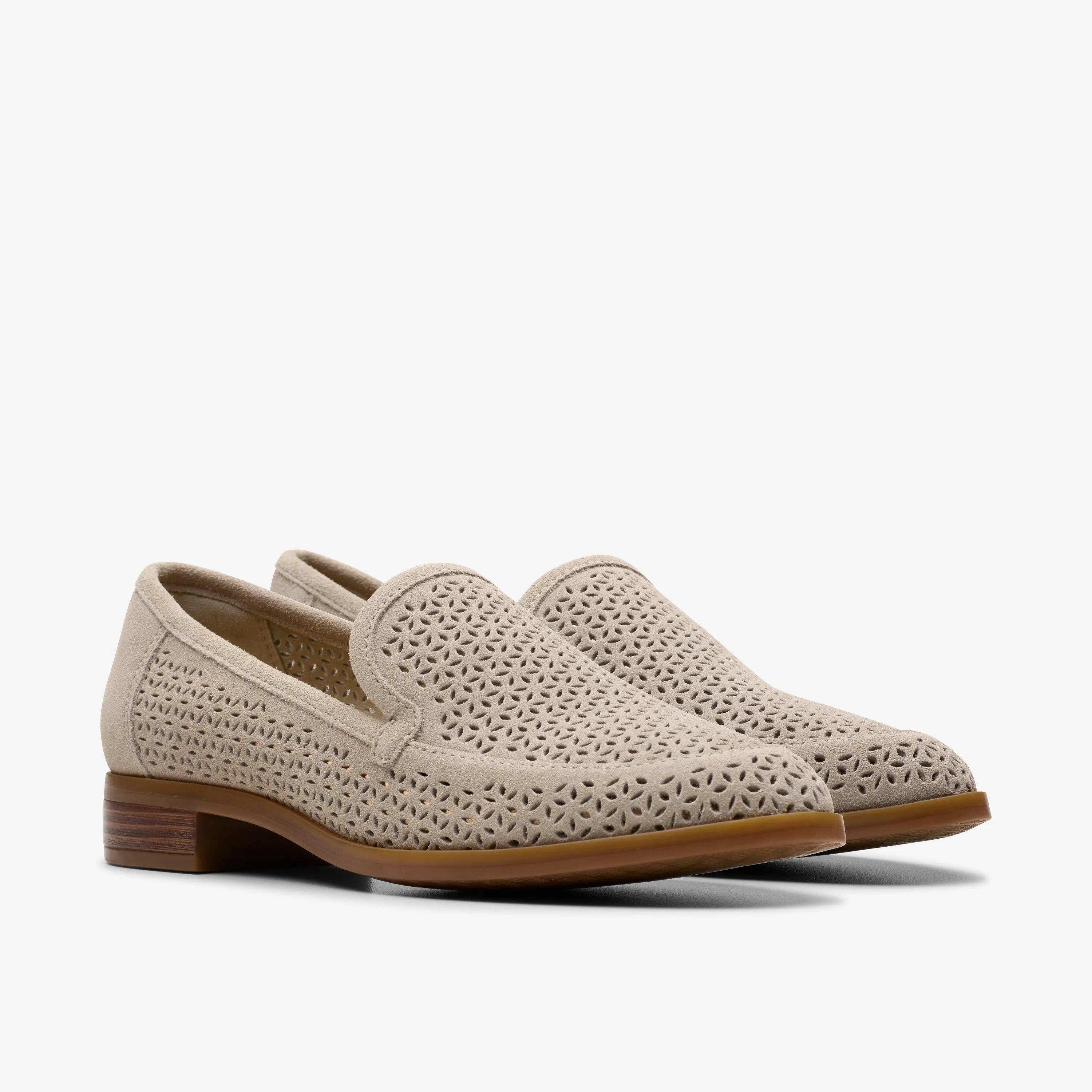 Clarks Women Trish Cove Stone Suede 26181775