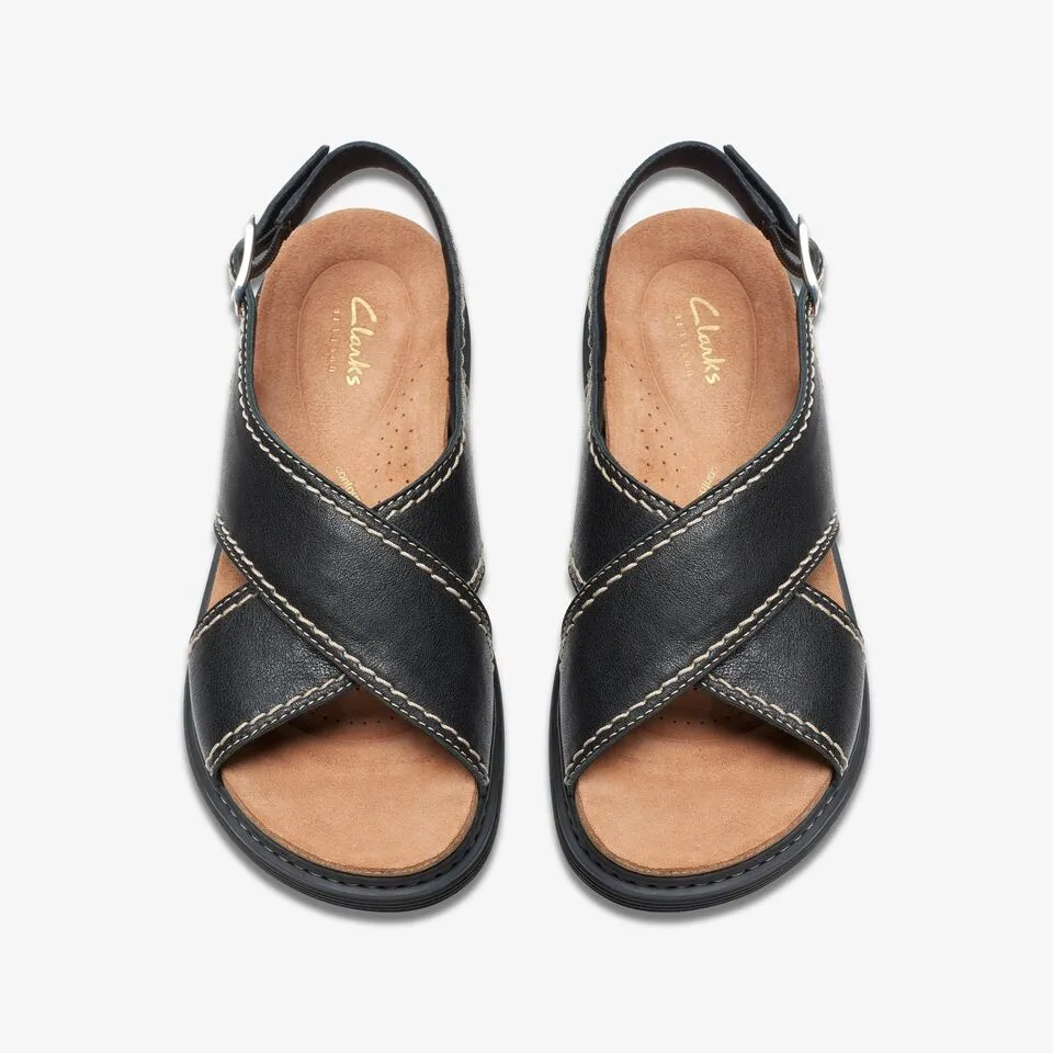 Clarks Women's Arwell Sling Black | Tan Leather