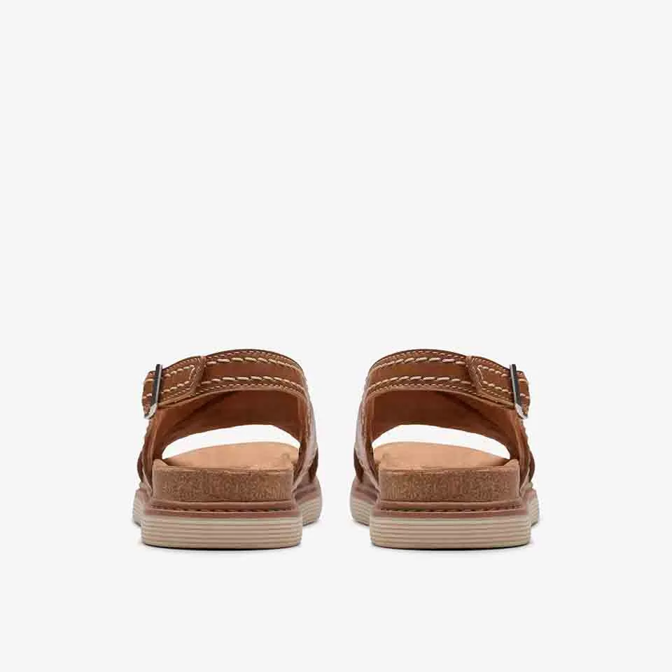 Clarks Women's Arwell Sling Black | Tan Leather