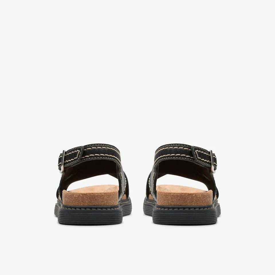 Clarks Women's Arwell Sling Black | Tan Leather