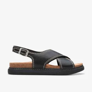 Clarks Women's Arwell Sling Black | Tan Leather