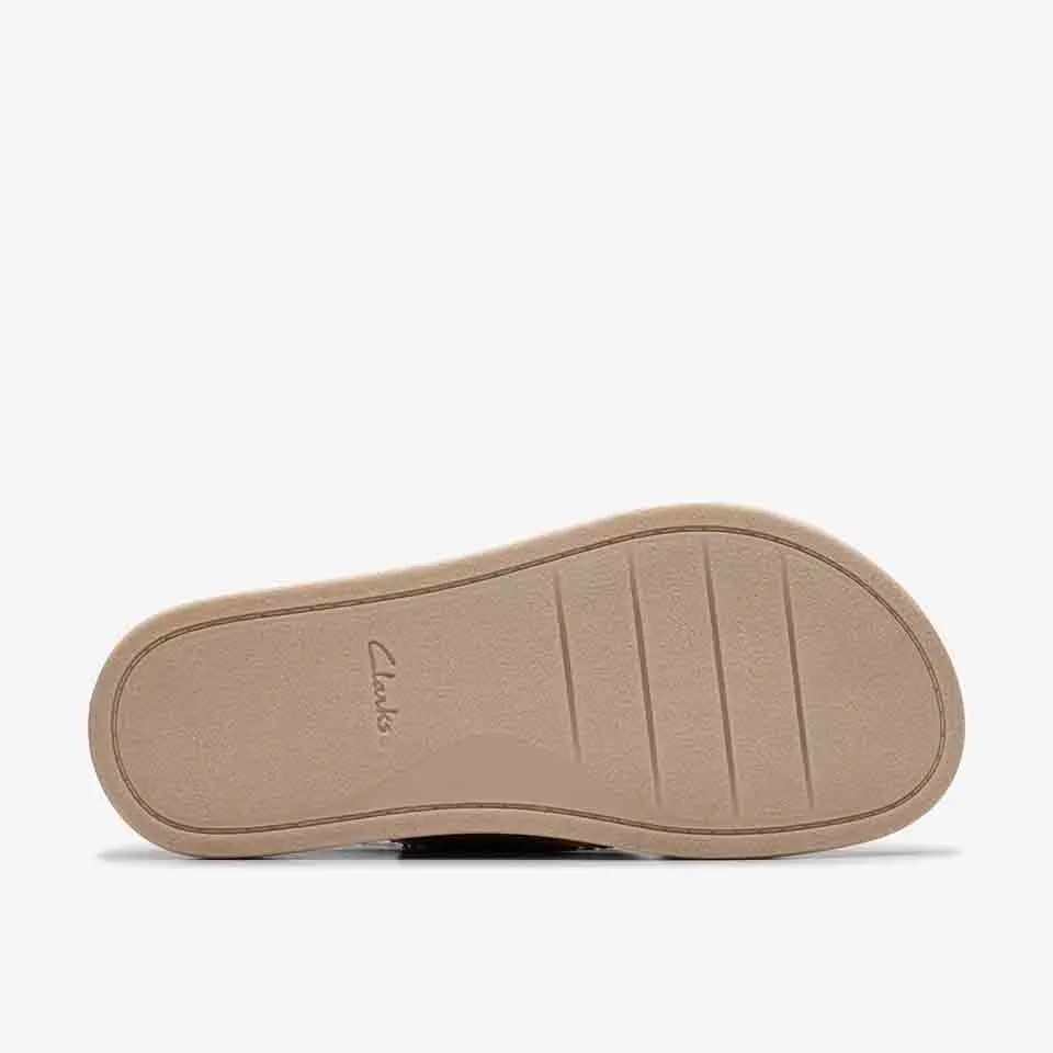 Clarks Women's Arwell Sling Black | Tan Leather
