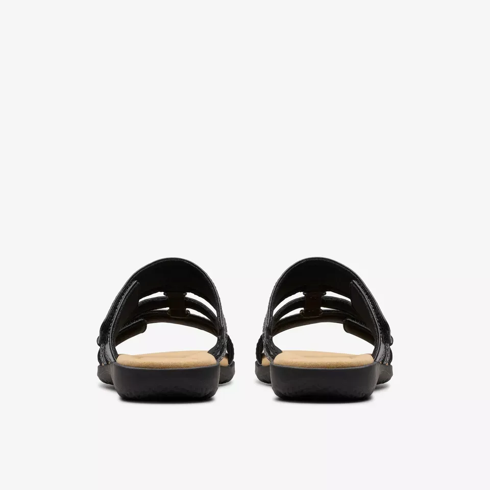 Clarks Women's Elizabelle Ave Black Leather 26181572
