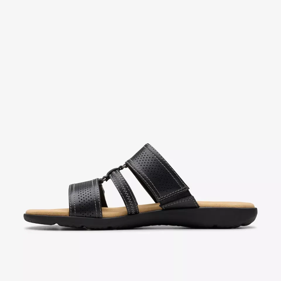 Clarks Women's Elizabelle Ave Black Leather 26181572
