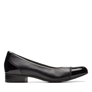 Clarks Women's Juliet Step Black Leather 26175430