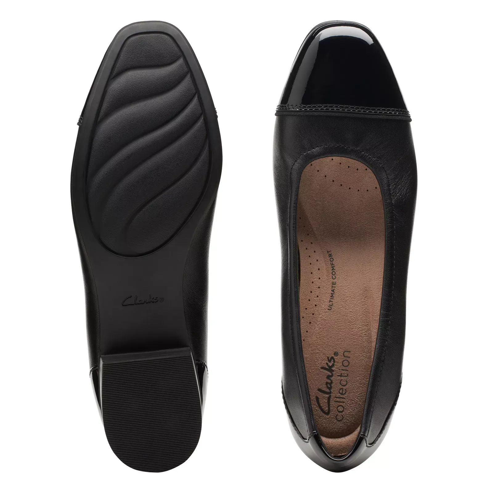 Clarks Women's Juliet Step Black Leather 26175430