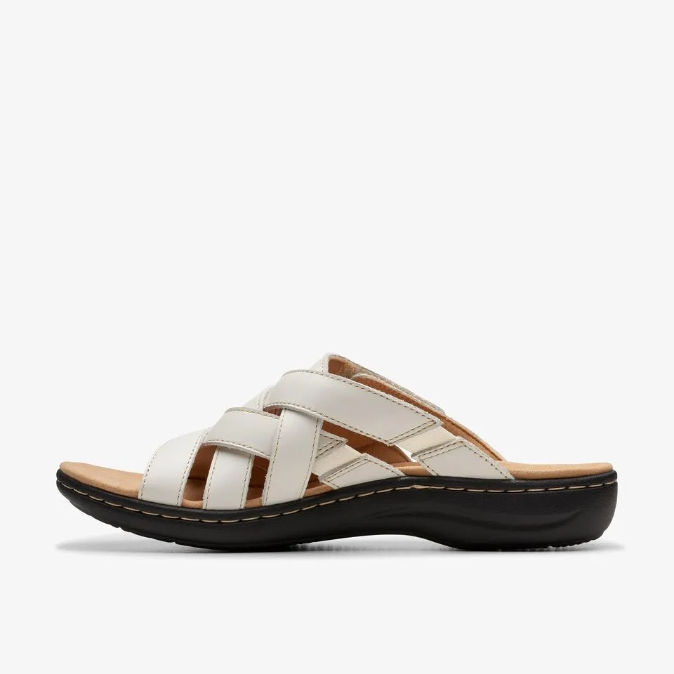 Clarks Women's Laurieann Bali Off White Leather 26177328