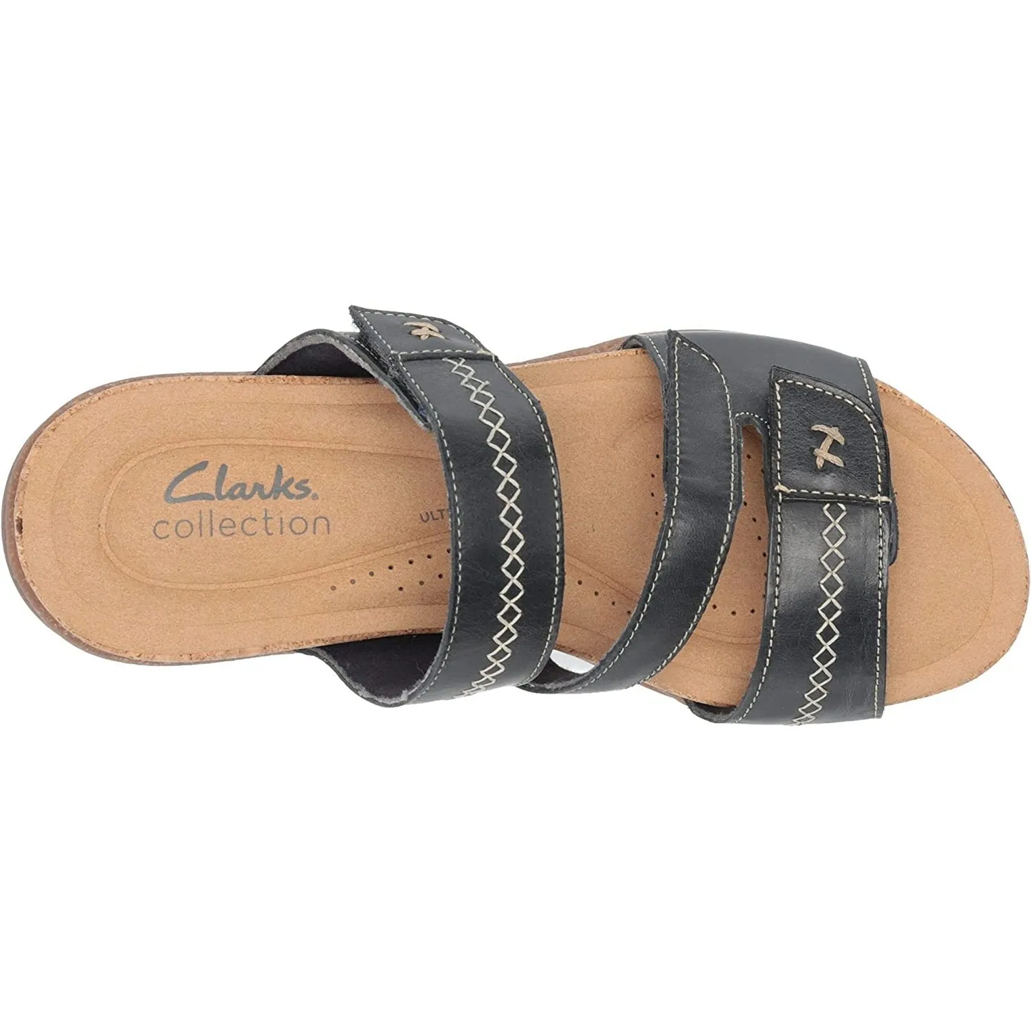Clarks Women's Roseville Bay Navy Leather