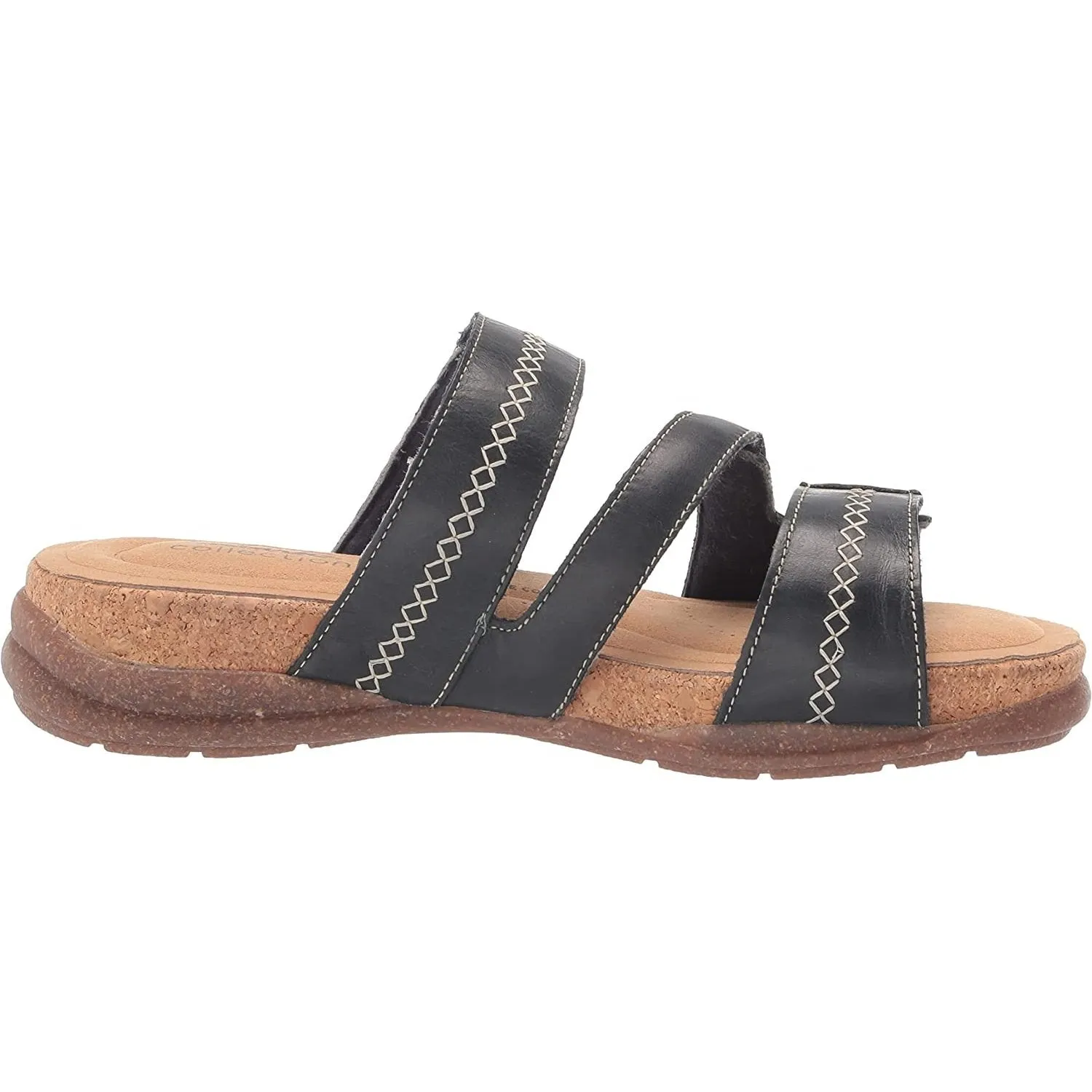 Clarks Women's Roseville Bay Navy Leather