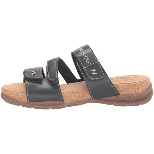 Clarks Women's Roseville Bay Navy Leather