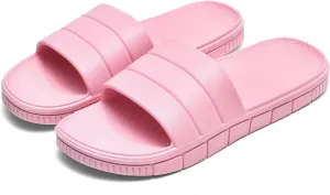 clootess Shower Slide Shoes for Men and Women Home Sandal Bath Slipper Indoor House Pool College Dorm Non-Slip