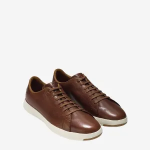 Cole Haan GRANDPRO TENNIS Mens Leather Trainers Brown