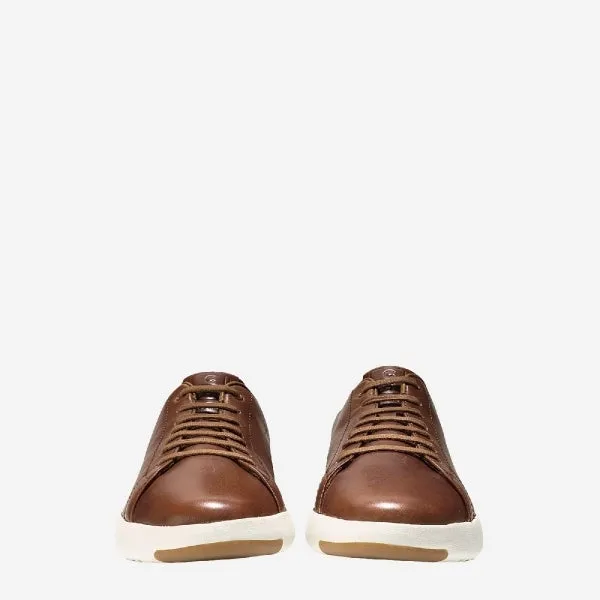 Cole Haan GRANDPRO TENNIS Mens Leather Trainers Brown