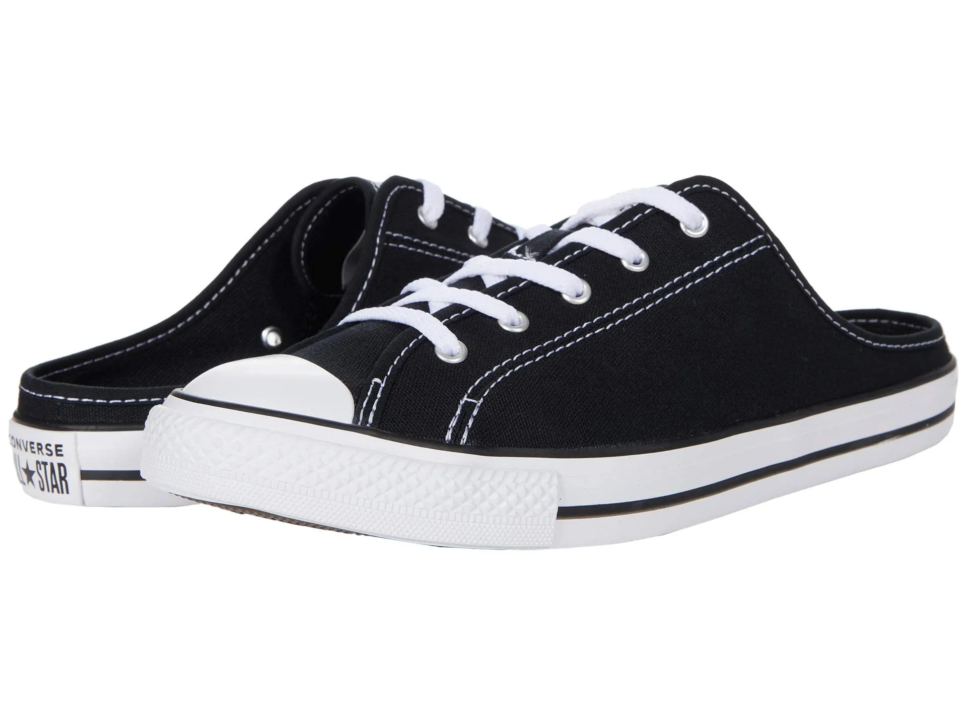 Converse Chuck Taylor All Star Dainty Mule Slip-On Black/Black/White 1 5 B (M)