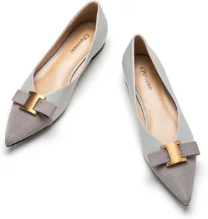 C.Paravano Women’s Flats I Flat for Women Leather I Pointed Toe Flats I Ballet Flats for Women I Slip on Dressy Flats