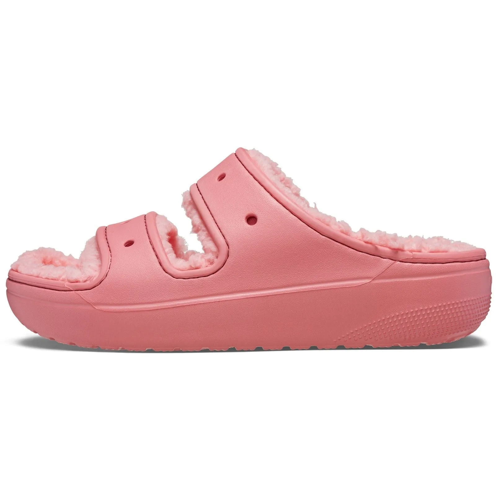 Crocs Classic Cozzzy Sandal Ladies Summer Hot Blush