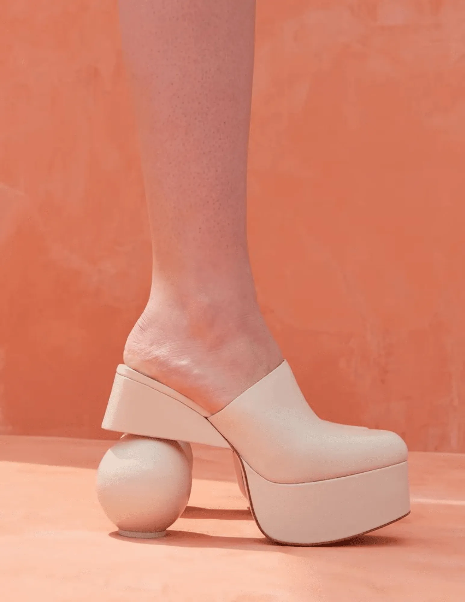 Cult Gaia Maude Platform Leather Mule