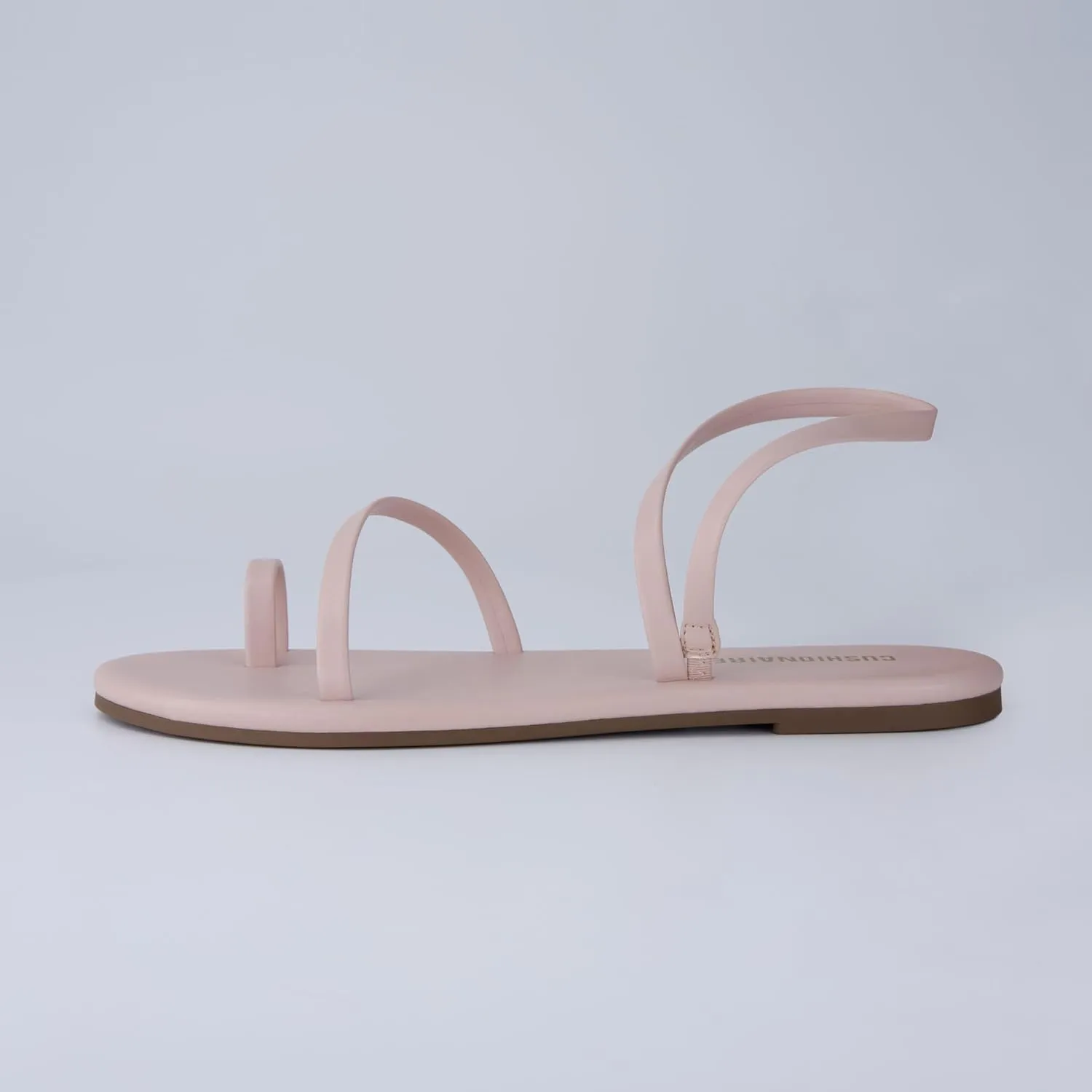 CUSHIONAIRE CHAI Women’s Strappy Sandals – Flat Sandals for Women, Comfortable Beach Sandals, Summer Slip-On Shoes, Casual Dressy Sandals