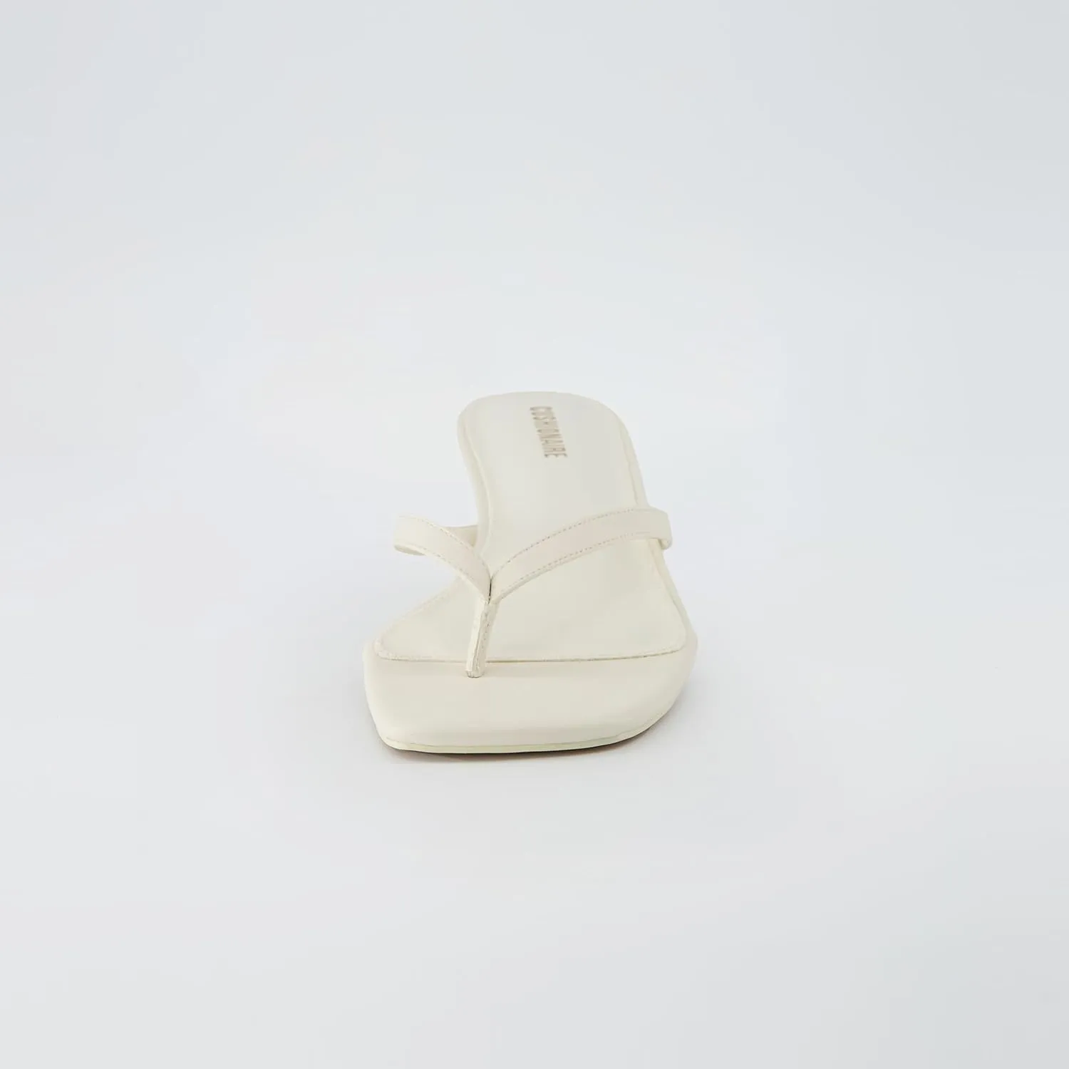 CUSHIONAIRE Women's Miami Kitten heel thong sandals  Memory Foam, Wide Widths Available