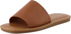 CUSHIONAIRE Women's Spicy slide Sandal with Memory Foam