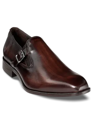 Damon Monk Strap Loafer - Chocolate